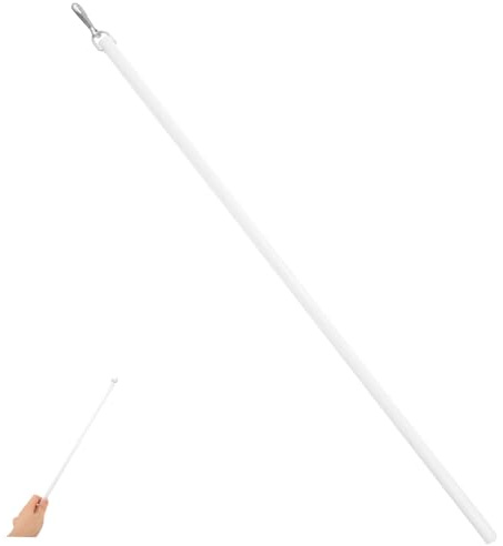 Cabilock Barra De Cortina Reutilizable Varilla para Cortina para Persiana Vertical Varilla para Reemplazo De Persiana