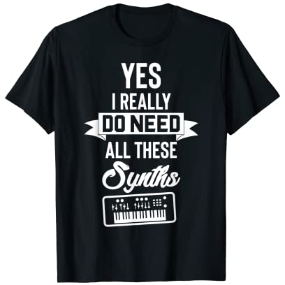 Synth Modular Analog Synthesizer Musikausrüstung T-Shirt T-Shirt
