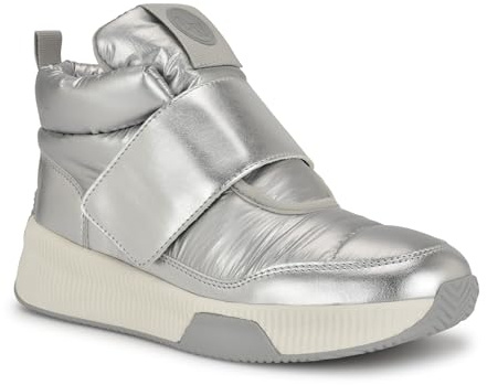 NINE WEST Tumble, Botas Cortas al Tobillo Mujer, Plata 040, 40 EU