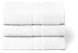Caleffi Set 3 Asciugamani Ospite 40x60 cm, Bidet e Bagno, 100% Cotone