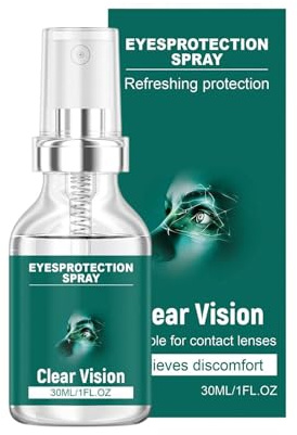 Augen Pflege Spray - 30 Ml Tragbar, Nicht Fettend Und Sanft | Erfrischender Augenpflege-Nebel | für Damen Herren Homeoffice Reise Familienausflug Geschäftsreise