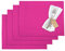 Westmark Tischsets/Platzsets, 4 Stück, 42 x 32 cm, Synthetik, Pink, Saleen Edition: Home