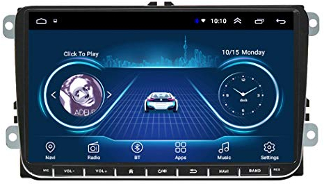 Dr.Lefran 9 Pollici Android 10 Car GPS Navigation, per Volkswagen Skoda Golf 5 Golf 6 Polo Passat B5 B6 TIGUAN Lettore Dvd BT RDS,WiFi 1g+16g