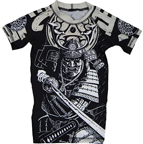 Hardcore Training Haut de Compression Enfant Unisexe MMA BJJ Boxe | Haut de Compression | Enfant Unisexe | MMA | BJJ | Boxe | Grappling