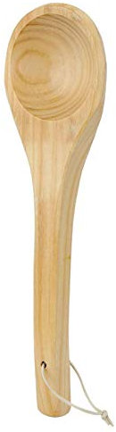 Kuuleyn Wooden Sauna Room Spoon, Sauna Single Spoon Handmade Spoon,Sauna Accessories,Sauna Water Dipper Spoon