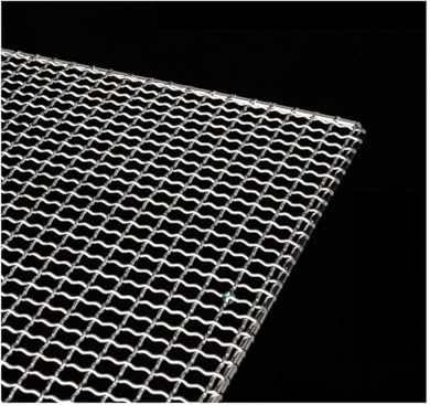 MMLFX Square BBQ Grill 304 Stainless Steel Mesh BBQ Grills Grate Grid Wire Rack Carbon Cooking Baking Net Barbecue 47 Sizes (Color : 45x30cm)