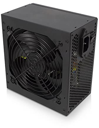 Eminent 600W Alimentation PC ATX 12V v3.1, 4X SATA, 1x ATX 24pin 2X Molex, EPS/EATX 4/8-Broches, PCI Express 8-Broches, 1x FDD, Power Supply PC Alimentation Noir - EM3908