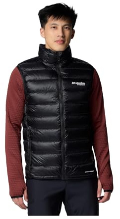 Columbia Men's Arctic Crest Down Vest, Black, Medium