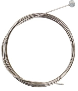 Shimano Unisex – Erwachsene Bremszug MTB, Silber/Schwarz, Länge: 2.05 mm Bremszug MTB Edelstahl