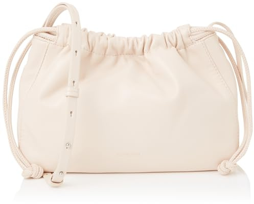 Calvin Klein Damen Gathered Ew Crossbody Pu K60k612650 Crossover, Einheitsgröße, Grau (Grey Morn), One Size