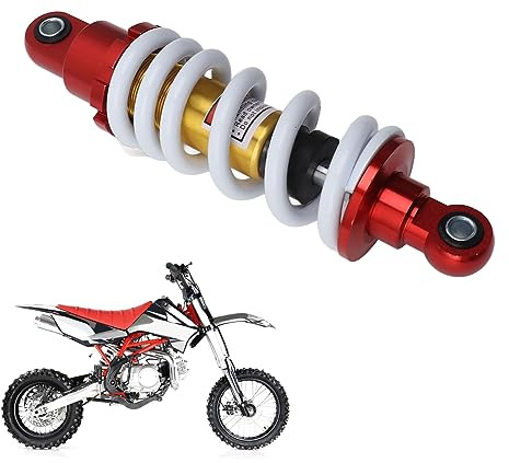 Shock Absorber Simple Installation Shock Absorber 240mm 12mm Spring Adjustable Damping Suspension Shock Absorber For Motorcycle Off Road Scooter ATV