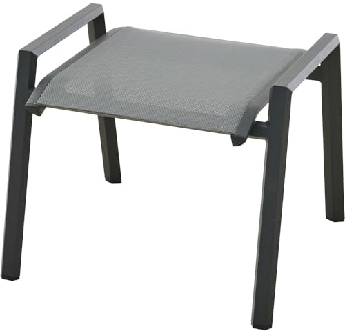 Siena Garden Hocker Tauro Royal Grau 56,5x59x47 cm