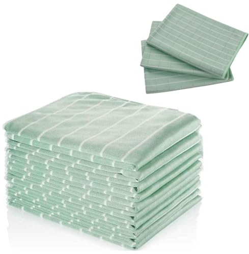 Juego de 25/15/7 Piezas Paños de Limpieza de bambú,Paño de Microfibra de Bambú 40x40cm, Paño de Cocina de bambú Reutilizable,bayetas de Tela para Limpiar y pulir, Coches