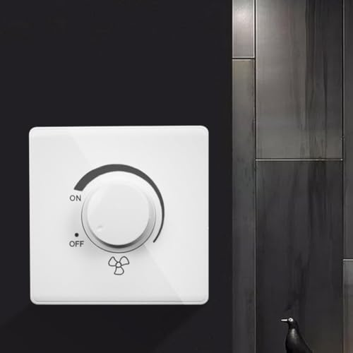 Wall Ceiling Fan Speed Switch 86 Type Fan Speed Regulator Electric Fan Knob Switches