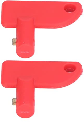 2 Stück Notschalter-Ersatzschlüssel Kill-Schalter-Schlüssel, Kill-Schalter-Ersatzschlüssel, Batterie-Trennschalter, Batterie-Trennschalter, Mini-Batterie-Trennschalter für Boot