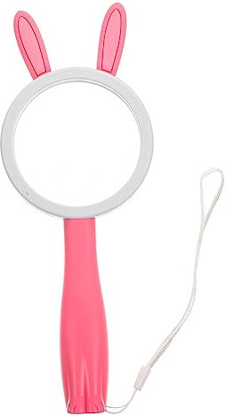 DIYEAH 2st Handlupe Spielzeuge Outdoor-Spielzeug Alte Menschen Lesen Lupen Leselupe Mit Griff Tragbare Lupe Griff-Design-Lupe Vergrößern Kinderlupe Erkundungslupe Draussen Rosa Kieselgel