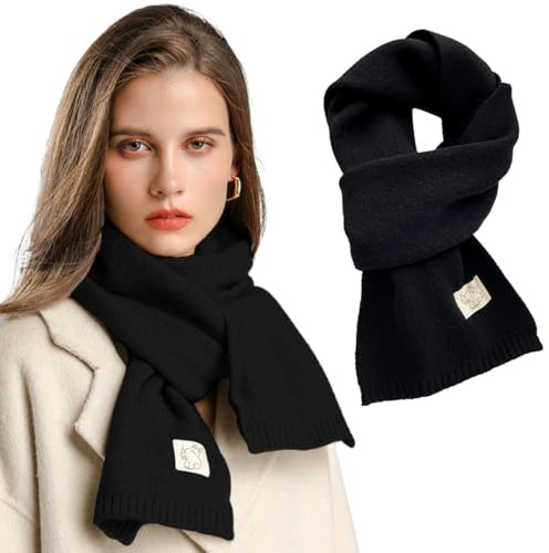 XIFRIKA Bufanda de Mujer de Punto Suave, Elegante y Sin Picor para Invierno | Medidas 160 × 20 cm. Tejido suave y ligero con acrílico, poliéster y nailon. Disponible en 15 colores. Pañuelo de Invierno
