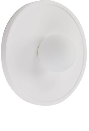 Lindby Wall Light Nielson dimmable (Modern) in White Made of Plaster/Clay for e.g. Living Room & Dining (1 Light Source, E27) from Wall Lighting lamp