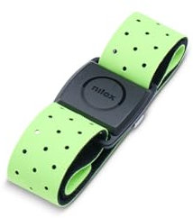 Nilox HRM Smart Armband, Fitness Tracker, Träning och Hjärtfrekvens, 4-kanals optisk sensor och intelligenta LED-indikatorer, vattentålig, kompatibel med sportappar