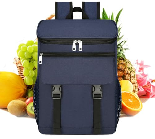 Mochila isotérmica | Refrigerada Portátil - Impermeable para Picnic Senderismo Bicicleta Playa Camping Viaje