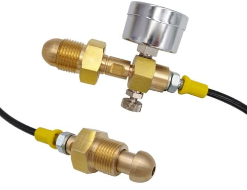 Adaptador de estación de recarga para botella cilíndrica de argón BS 341 n.º 3 (Reino Unido) (estilo 4)