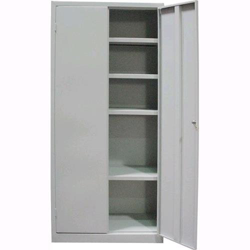 OEM SYSTEMS ARMADIO 2 Ante in Lamiera Verniciata CON RIPIANI 80X40X176H cm Fornito Smontato