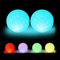 Relaxdays Luci a LED, a Forma Sferica, con Cambio di Colore, a Batteria, Senza Cavo, Ambienti Interni, Ø 15 cm, Bianco