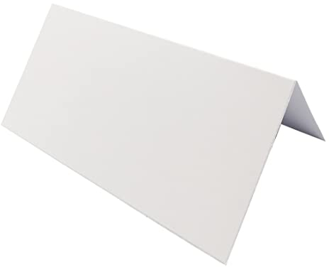 Florence Aquarellpapier Faltkarten Weiß- Briefpapier zum Basteln - 11 x 22 cm - 50 Blätter - Scrapbook Zubehör, Geburtstagskarte, Postkarten und Einladungskarten - Glatt