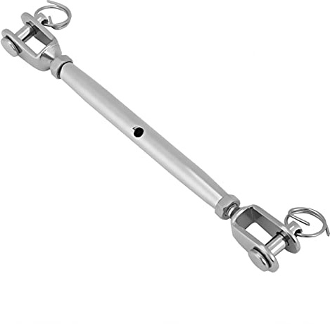 Backenschraube, M10 Spannschloss, Takelageschraube und Backe, Marinequalität, Edelstahl, geschlossener Körper, Spannschloss, Takelageschraube, geschlossener Körper, Spannschloss für Boot, Yacht (M8)