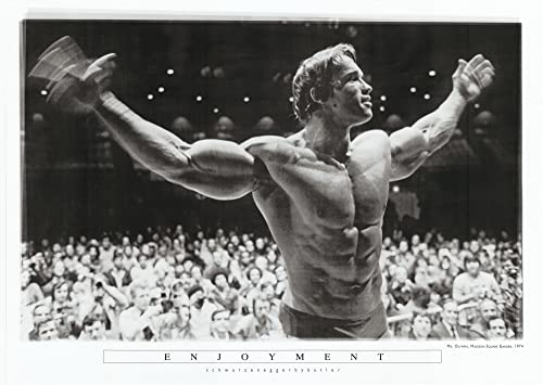Arnold Schwarzenegger: Mr. Olympia 1974 | Póster de película de importación estadounidense [59 x 84 cm]