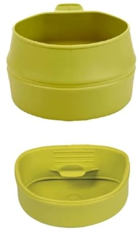 blntackle76 Lot de 2 tasses pliantes en plastique – 200 ml – Tasses de camping pliables (citron vert)