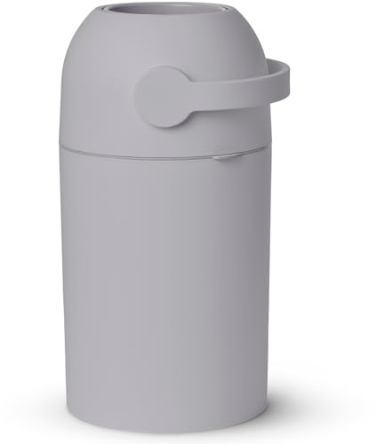 Magic Secchio per pannolini per bambini, sistema di arresto odore brevettato, utilizzare qualsiasi sacchetto della spazzatura, leva con una mano libera, 4 rotoli di borsa inclusi (cemento)