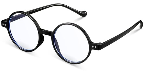 BBTO Nerd Brille Mit Klaren Gläsern - Retro Zauberer Dicke Lustige Streber Kostüm Brille für Erwachsene