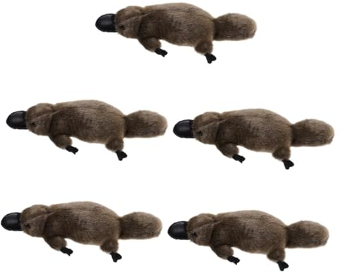 BESTonZON 5piezas Peluche De Pato De De Pato Realista Juguete De Cumpleaños para Decoración Sofá Muñeco De Peluche Suave