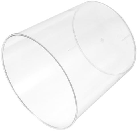CANIGHT Transparent Mülleimer Für Schreibtisch Praktischer Abfallbehälter Mit Deckel Und Vielseitig Einsetzbar Für Büro Küche Tisch Und