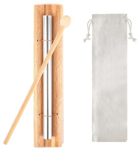 Solo Meditazione, Klein Chimes Musikinstrument, Perkussions Windspiel, Energy Glockenspiel Percussion Energy Chime Klangstab Chime Gong für Musikalische Früherziehung Yoga Meditation