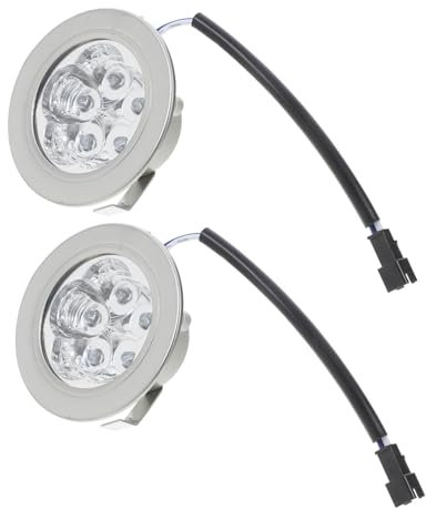 Anneome 2pcs Led Range Hood Bulbs 2w Dc12v Energy-Saving Replacement Lights for Stove Hood Kitchen Cooktop Appliance Illumination