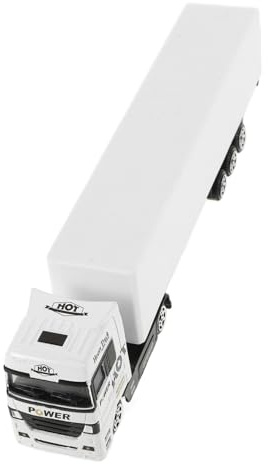 LRXIYODE Camion Container Diecast Camion e Rimorchi per Bambino Ragazza Camion Semi con Parti Mobili Giocattolo Educativo per lo Sviluppo delle Abilità