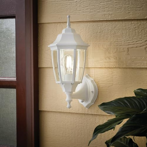 MULANDI Dusk to Dawn Outdoor Light Fixture, E26 Outdoor Porch Light