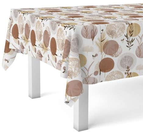 Martina Home Mantel Hule Siena MARRÓN 180X140 CM