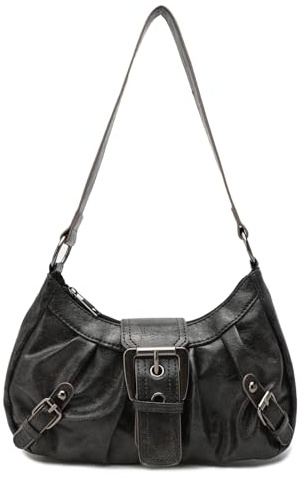 Ausing Handtasche Damen Retro Schultertasche Elegante Umhängetasche | PU-Material,Vintage Stil Y2K ,Handtasche Perfekt für Party Date Alltag