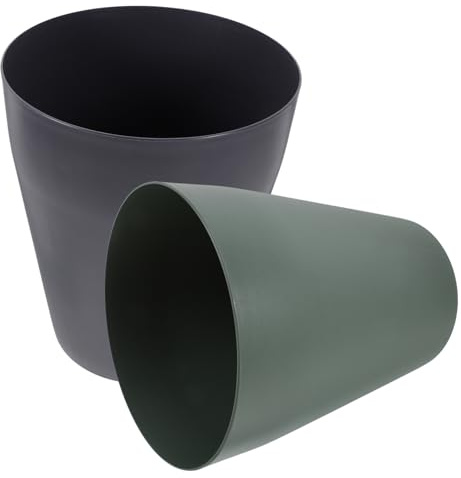 ULTECHNOVO 2pièces Lot De Poubelles Petites Poubelles De Cuisine Corbeilles à Déchets Pour Bureau Et Chambre