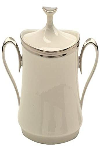 Lenox Solitaire Sucrier en porcelaine fine avec couvercle