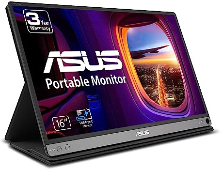 ASUS 15.6 Screen LCD Monitor Black (MB16AC)