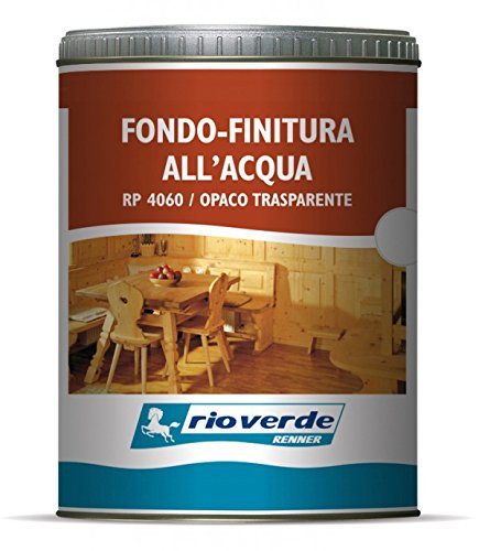 Finitura trasparente opaca all'acqua Rioverde RP 4060 da 0,750 Lt