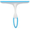 Window Squeegees,Rubber Glass Wiper Blades for Bath, Kitchen and Car-Blue Handle 1P.