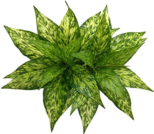 Piante finte di agave artificiale, cespugli di erba sintetica, fiori di plastica per feste di nozze, ufficio, interni ed esterni, stanza, cortile, giardino, foglie verdi, decorazione per fioriera,