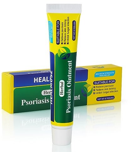 ACWOO Psoriasis Ointment, Psoriasis Cream and Eczema Cream, Psoriasis Soothing Ointment Dermatitis Cream to Relieve Itching for Skin Dry Itchy, Rough Peeling, Fungal Infections