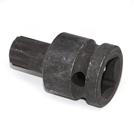 AANAN Neue 1/2 Zoll 14mm M14 12PT Auto Triple Square Sockel Heck-Bremssattel-Entfernen-Tool # 45 Stahl Compatible with Vw mkv.