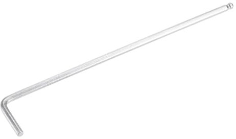 TOP-VIGOR Llave hexagonal con extremo de bola de 3 mm, llave Allen de brazo largo en forma de L para bricolaje doméstico, reparación profesional de máquinas, CR-V
